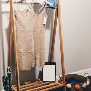 Shop Our NEW NEW Nude Fuzzy Dress